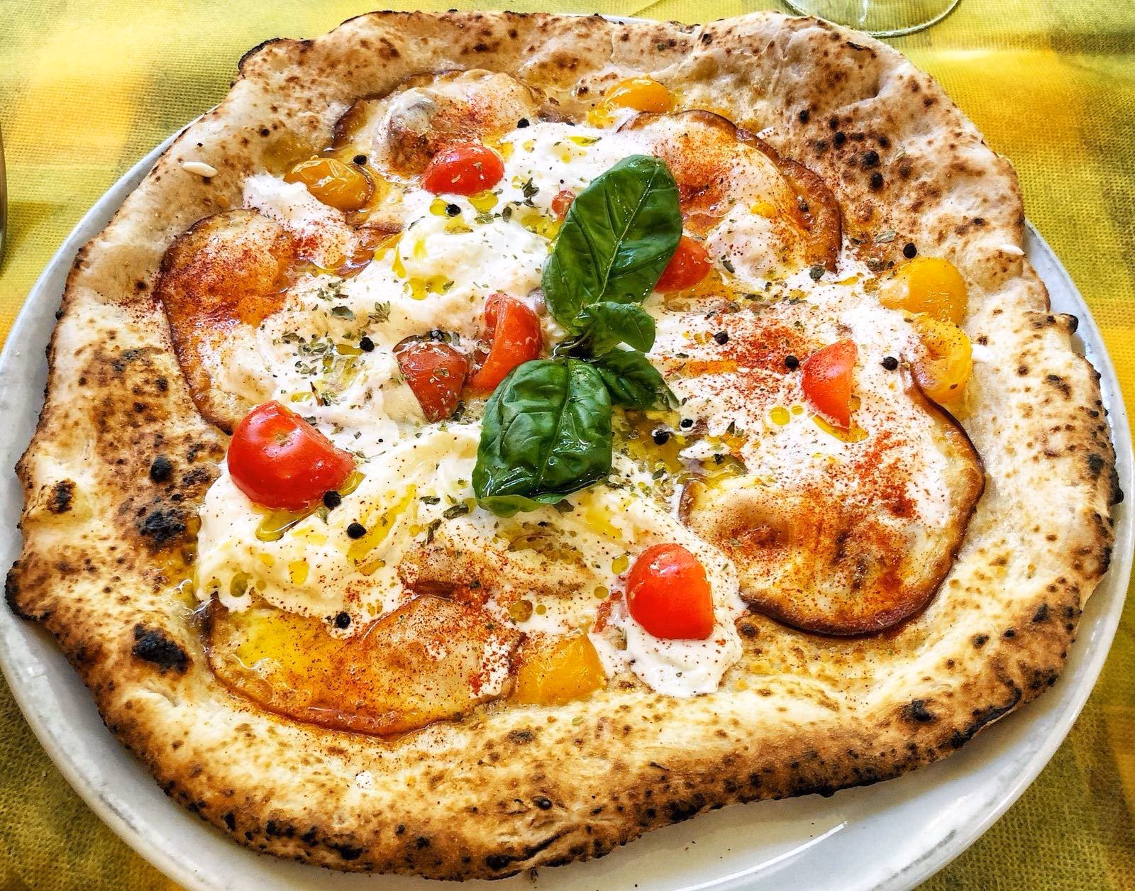 Where to eat vegetarian pizza in Milan?