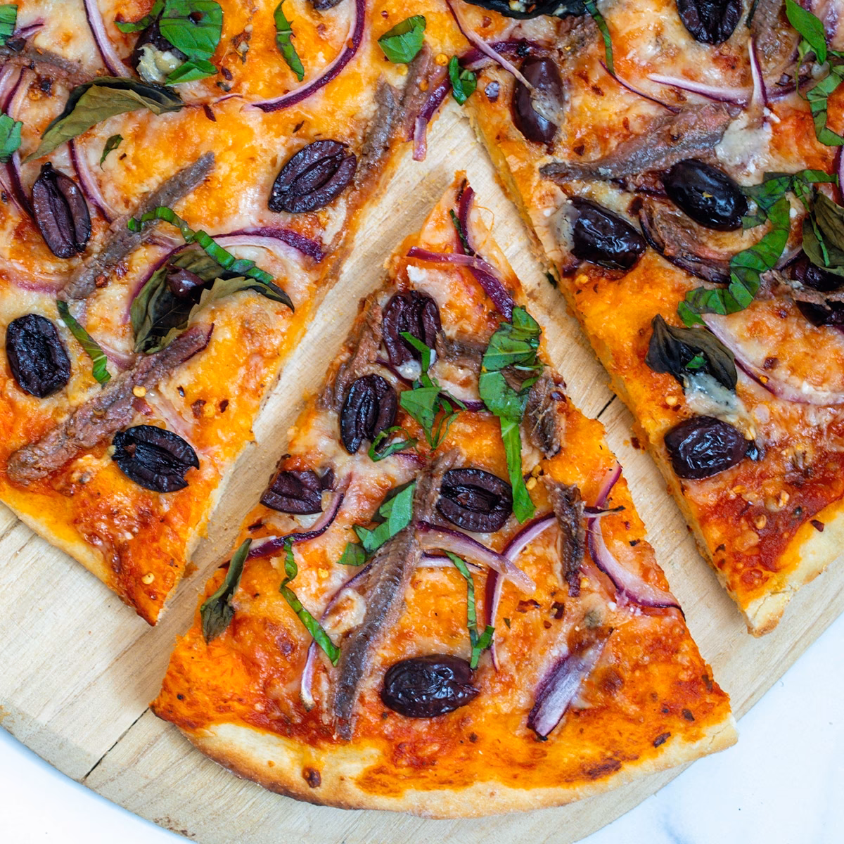 Can you make anchovy pizza without a mixer?