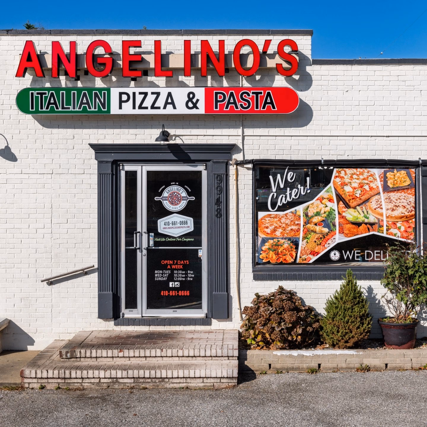 Where is Angelino's pizza?