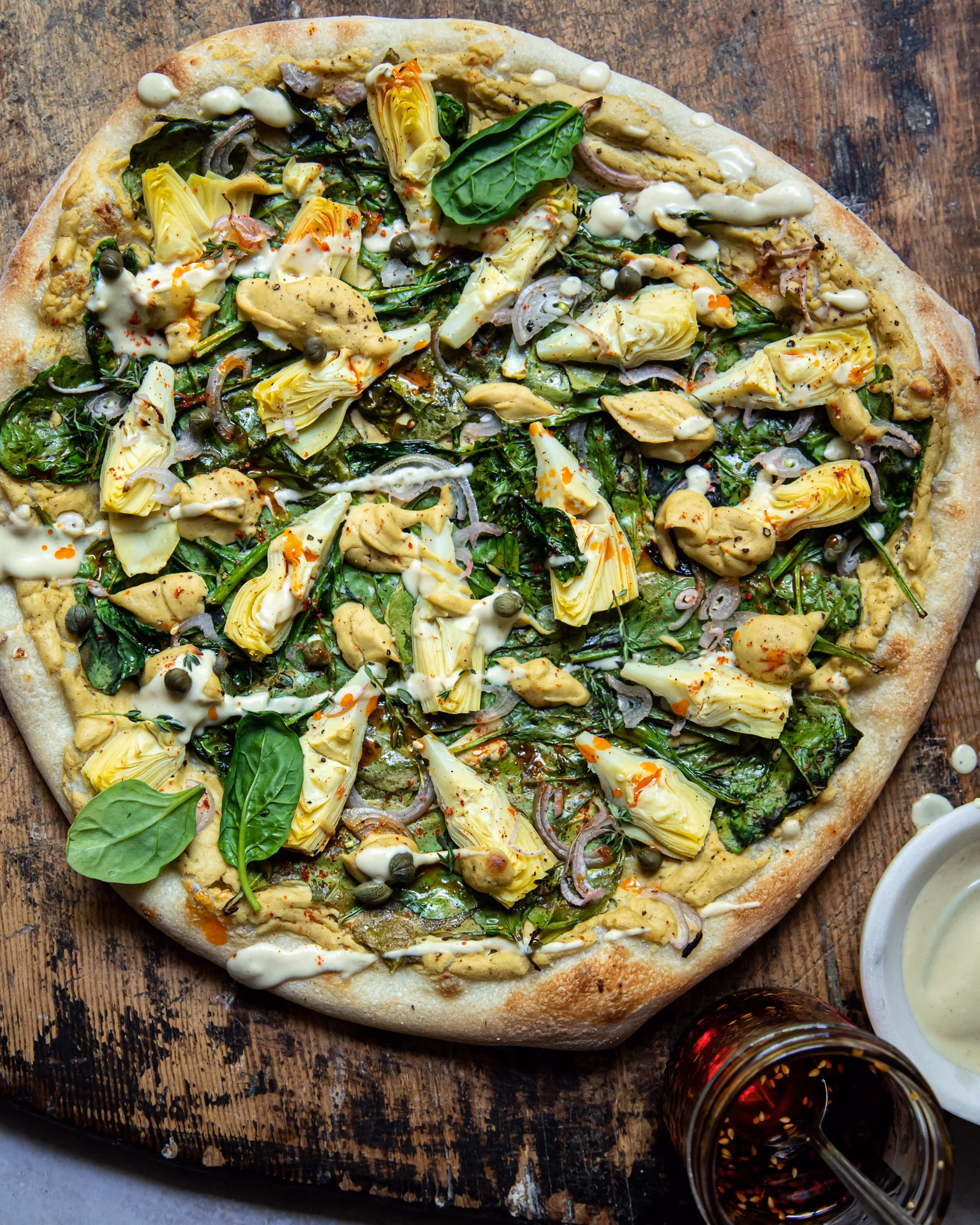 How long does it take to make artichoke heart pizza?