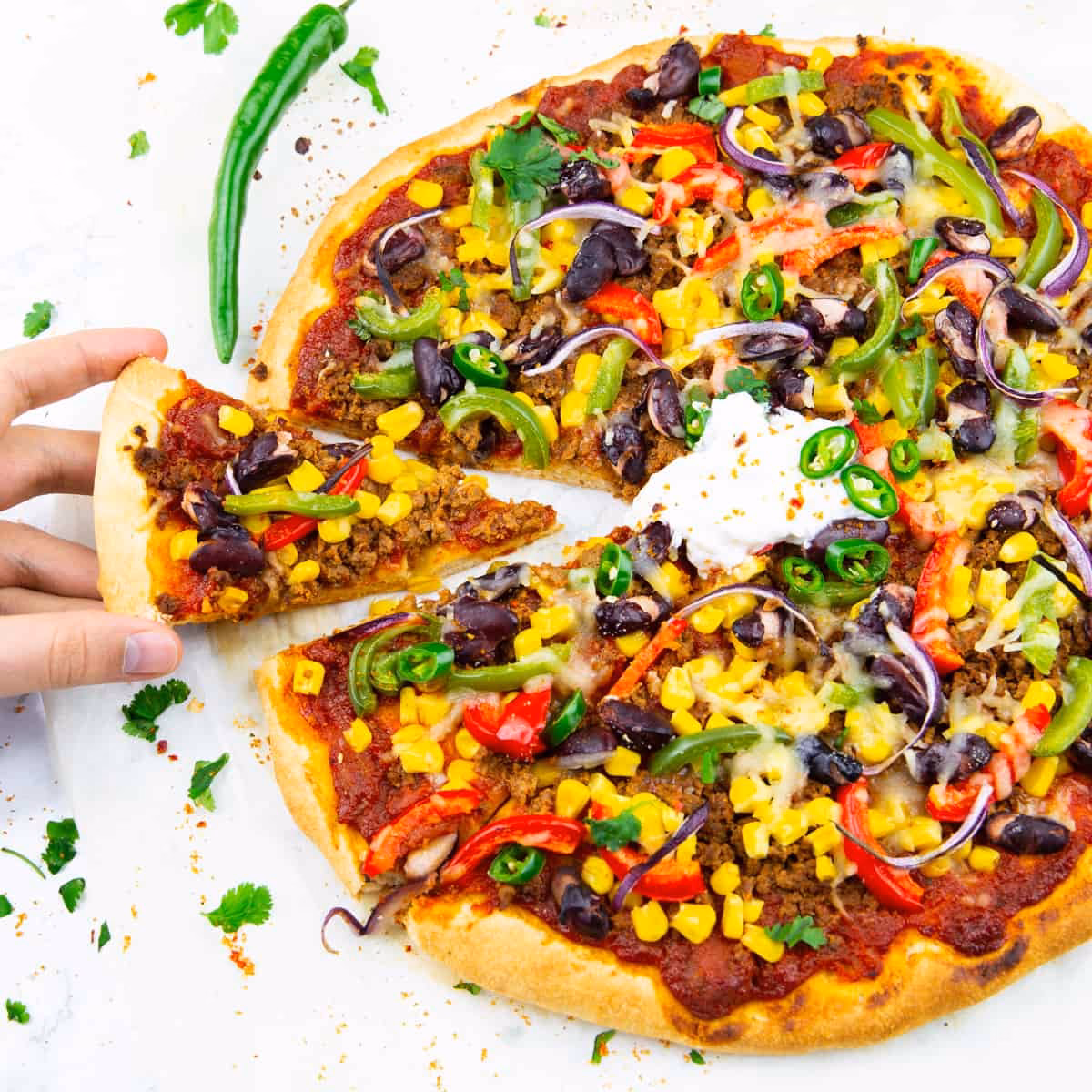 Wie finde ich den richtigen Belag für eine vegetarische Pizza?