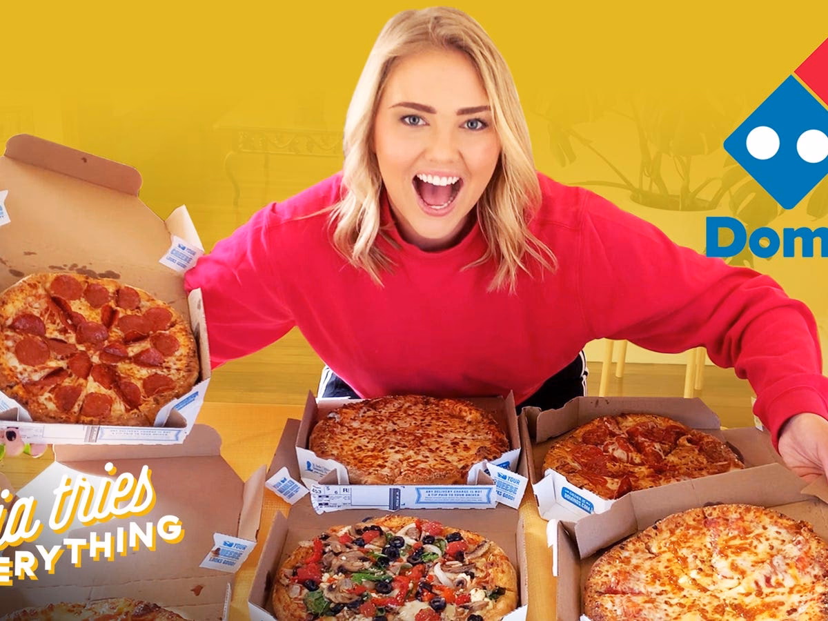 Is Domino's a good place to eat a cheeseburger?