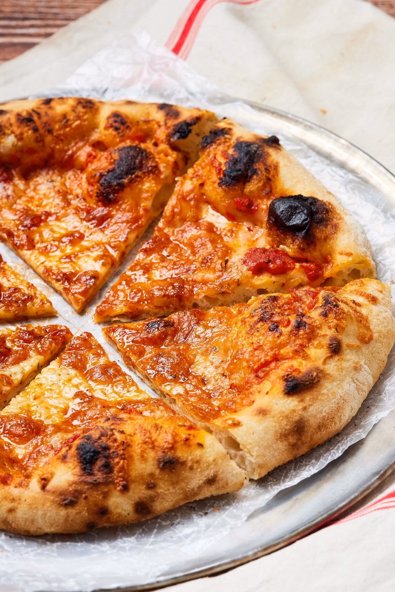 How do you bake a pizza dough ball?