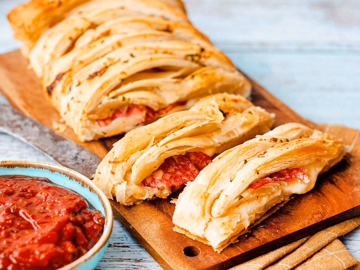 Wie bereite ich Blätterteig in den Backofen vor?