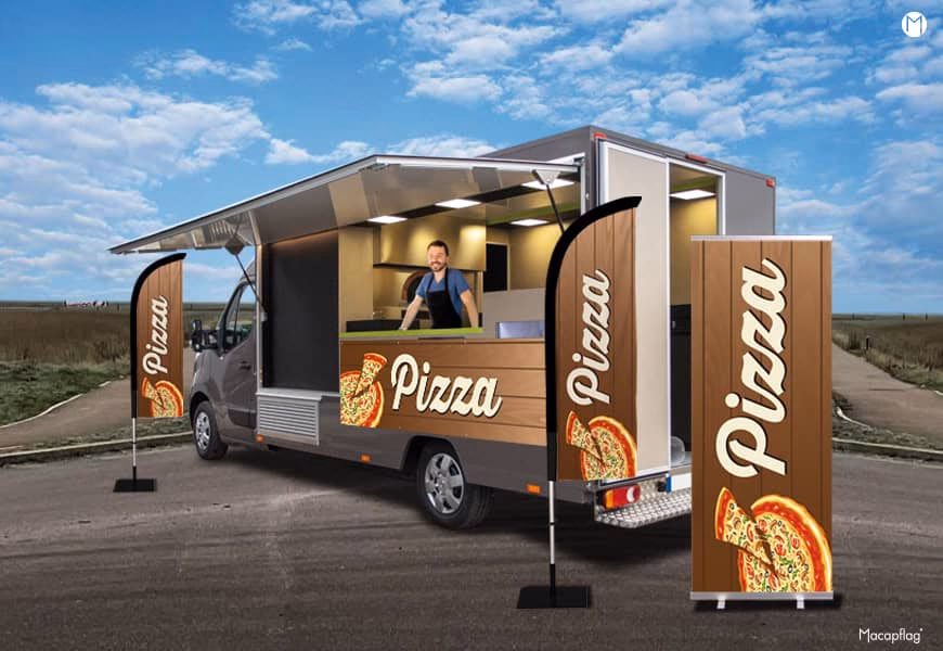 Comment réserver des pizzas à venir chercher au camion ?
