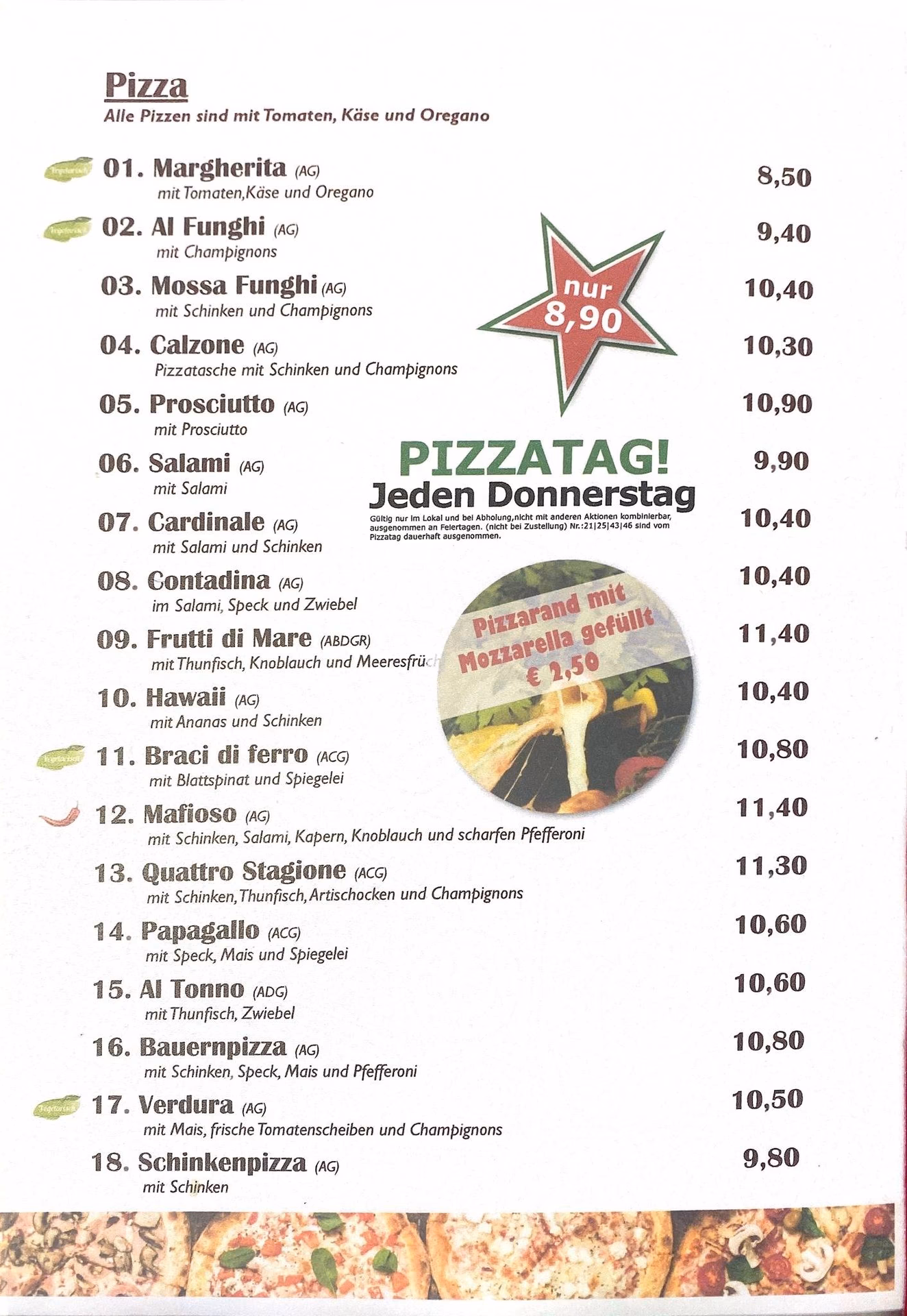 Wie gut ist die Pizzeria David?