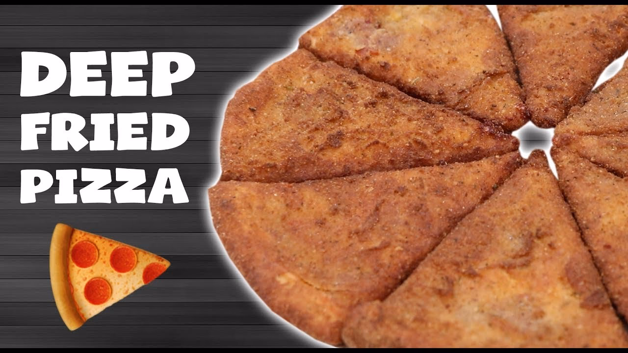 What is deep fried pizza?