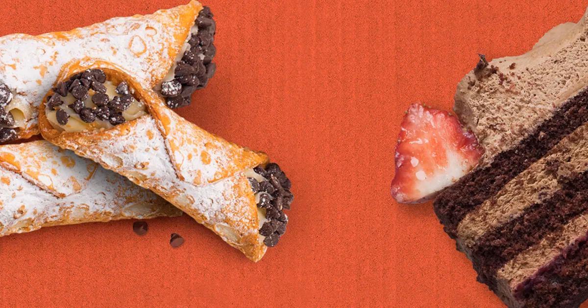 What dessert goes well with pizza?