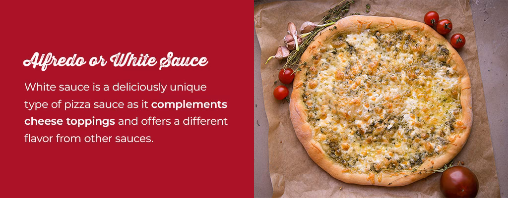 What are the different types of sauce?