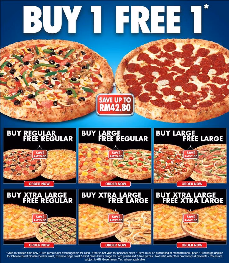 Does Domino's have a pizza menu?
