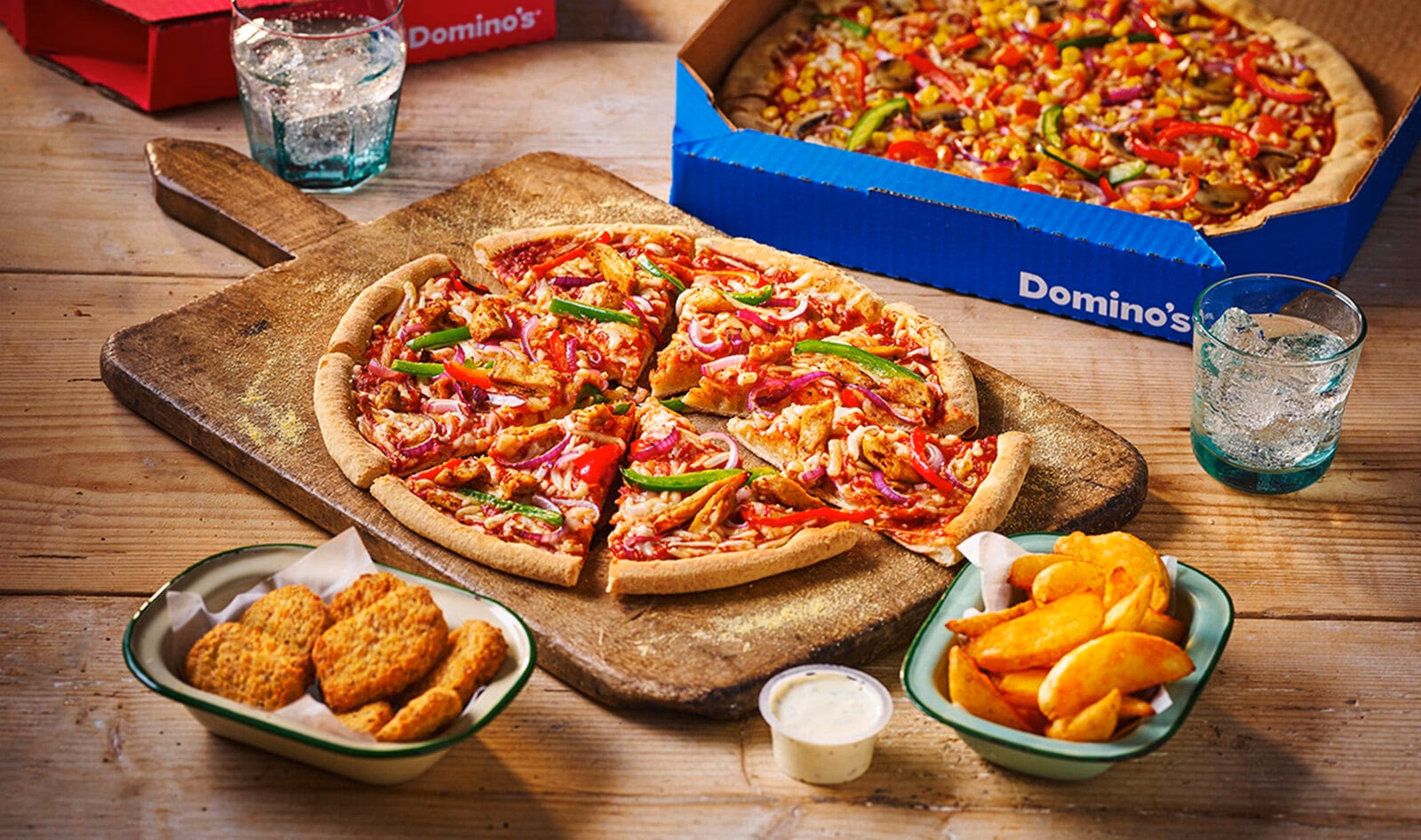 Was kostet eine vegane Pizza bei Dominos?