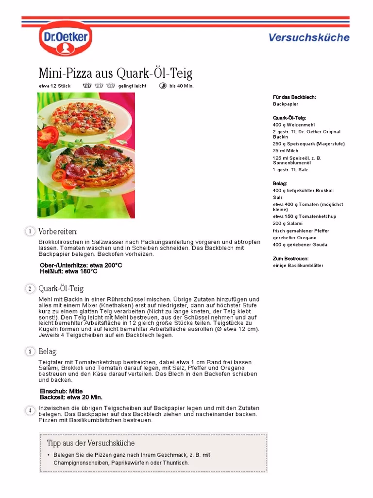 Wie lange muss eine Pizza im Ofen gebacken werden?