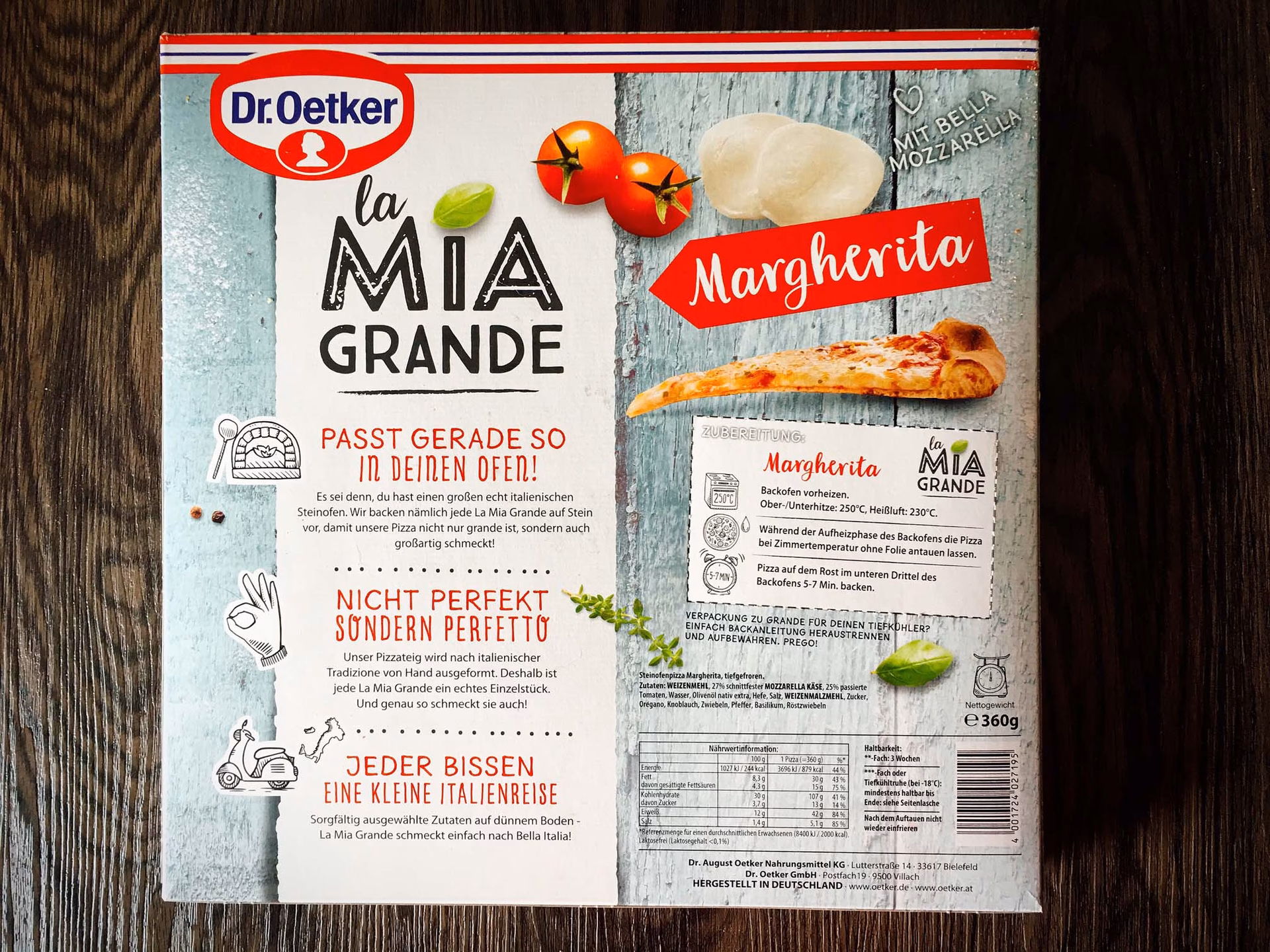 Wie lange muss man Pizza im Backofen Backen?