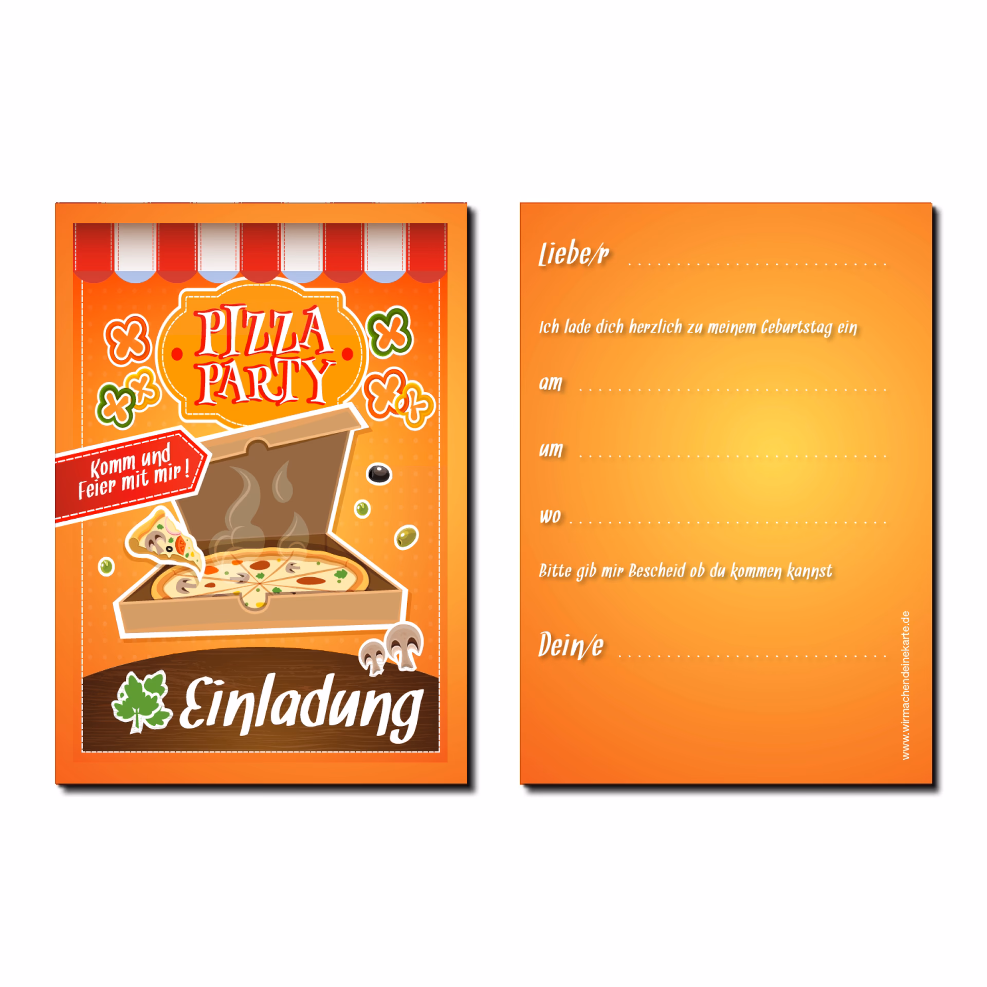 Was kostet eine Einladungskarte zum Kindergeburtstag?