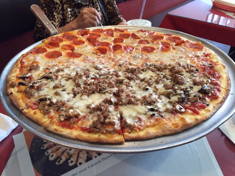 How many slices are in a family size pizza?