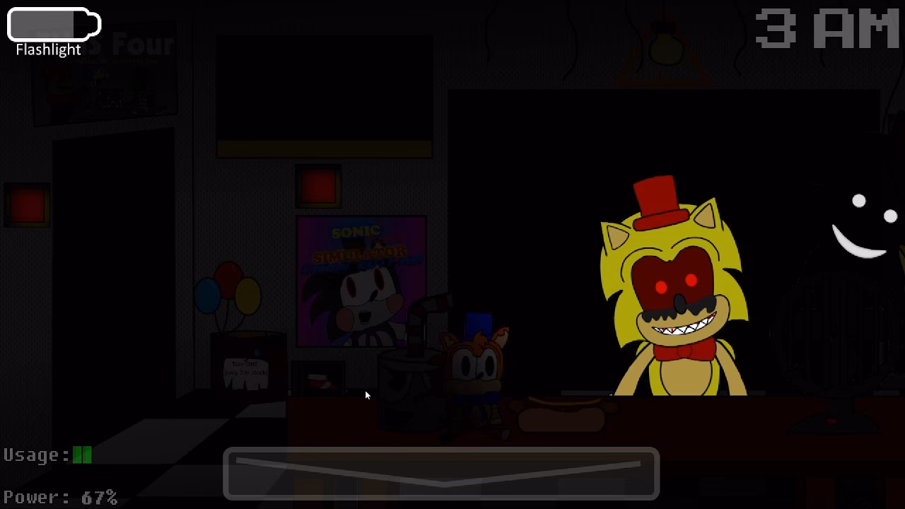 Who is righty Sonic in Pizzeria Simulator?