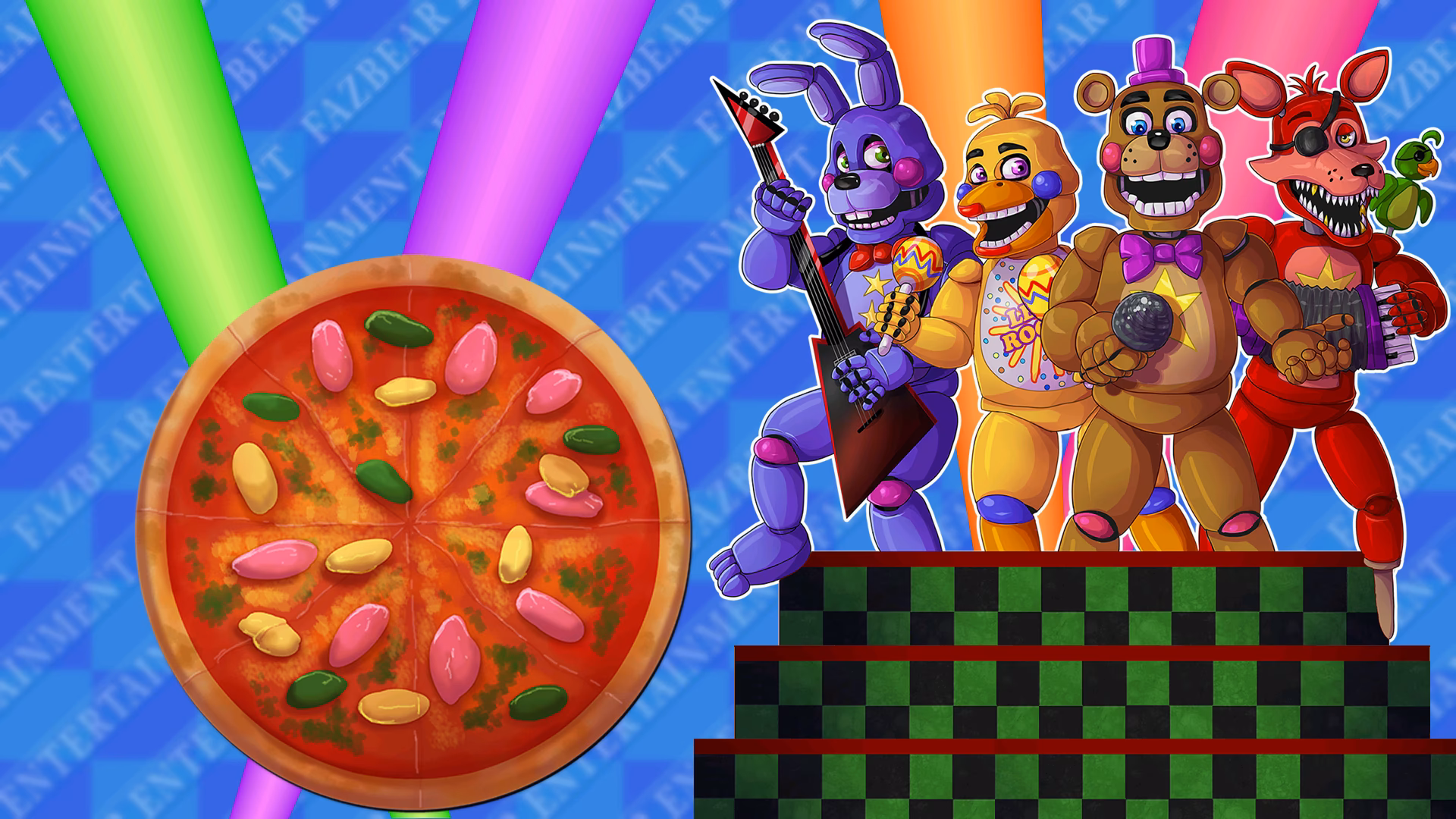 What can you do at Freddy Fazbear's pizzeria?