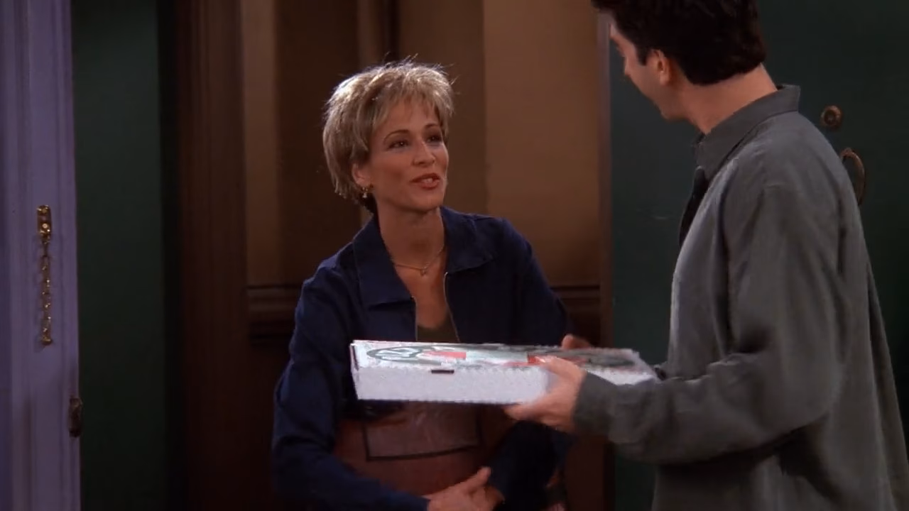 How many times was friends obsessed with pizza?