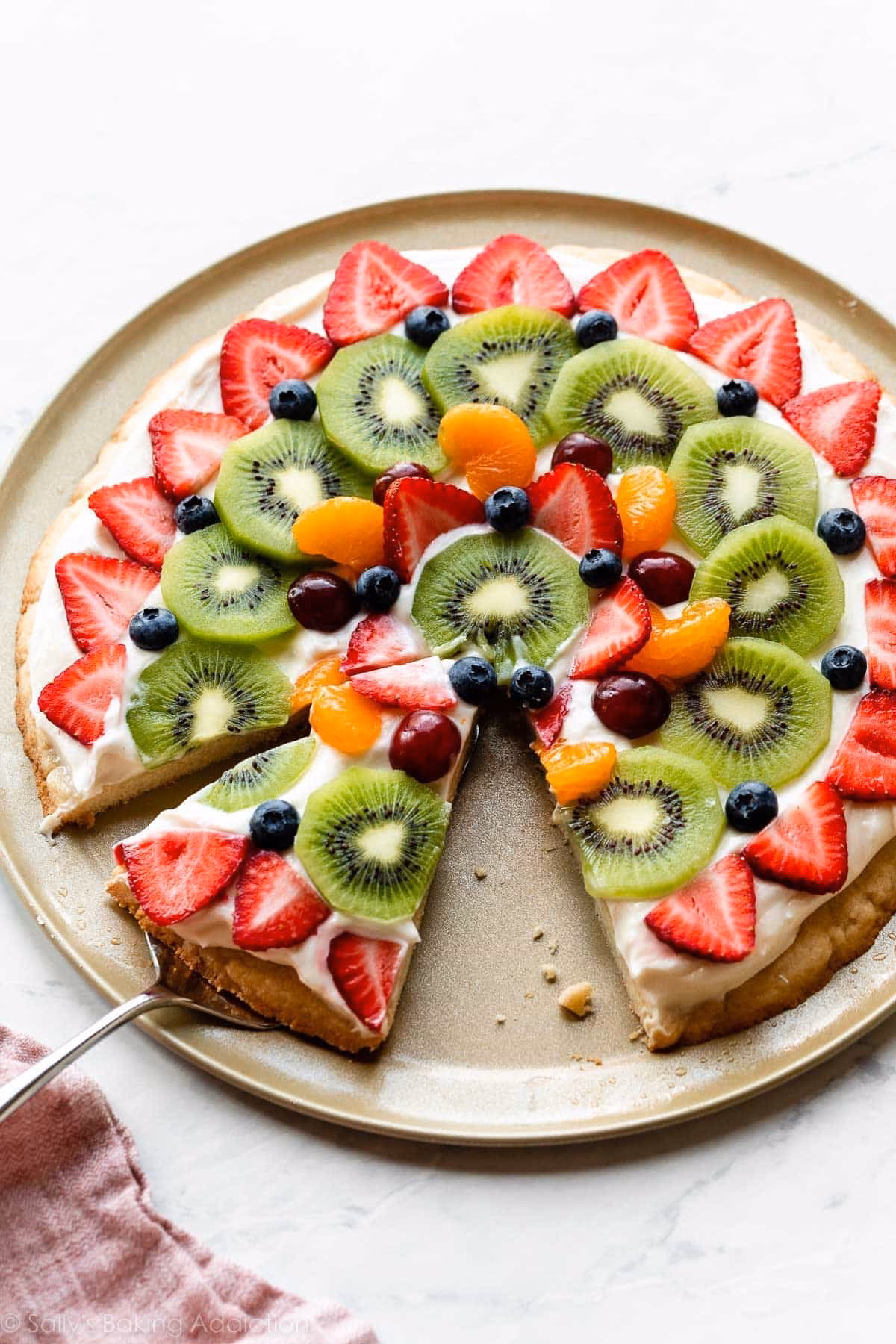 What fruit goes on a pizza?