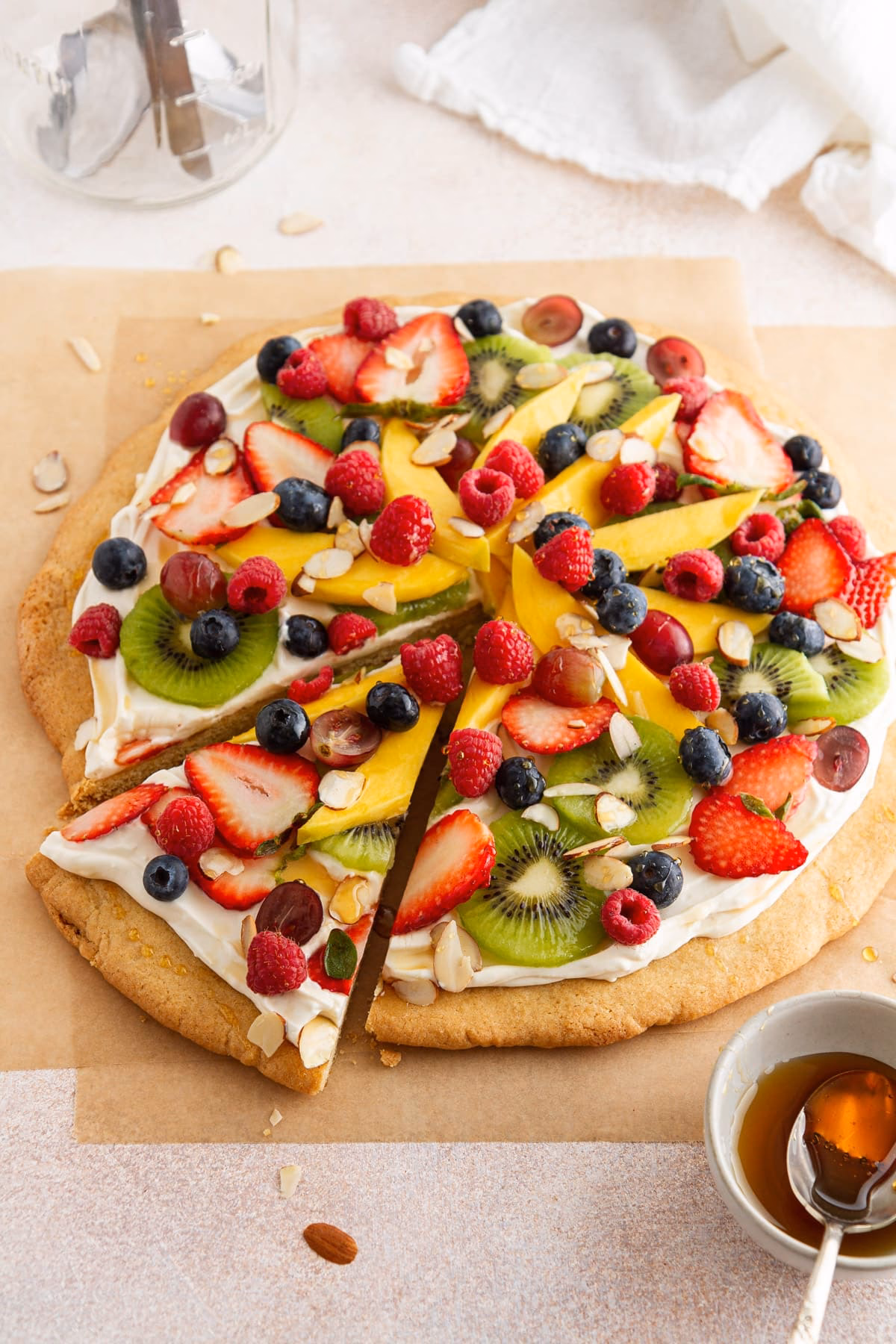 What is fruit pizza?
