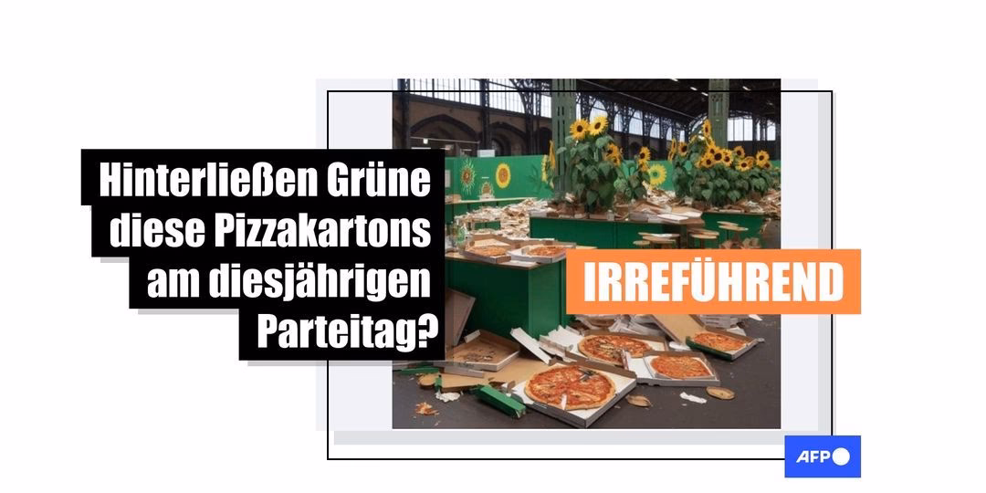Wie reagierte die Partei auf die Pizza-Beflaggung?