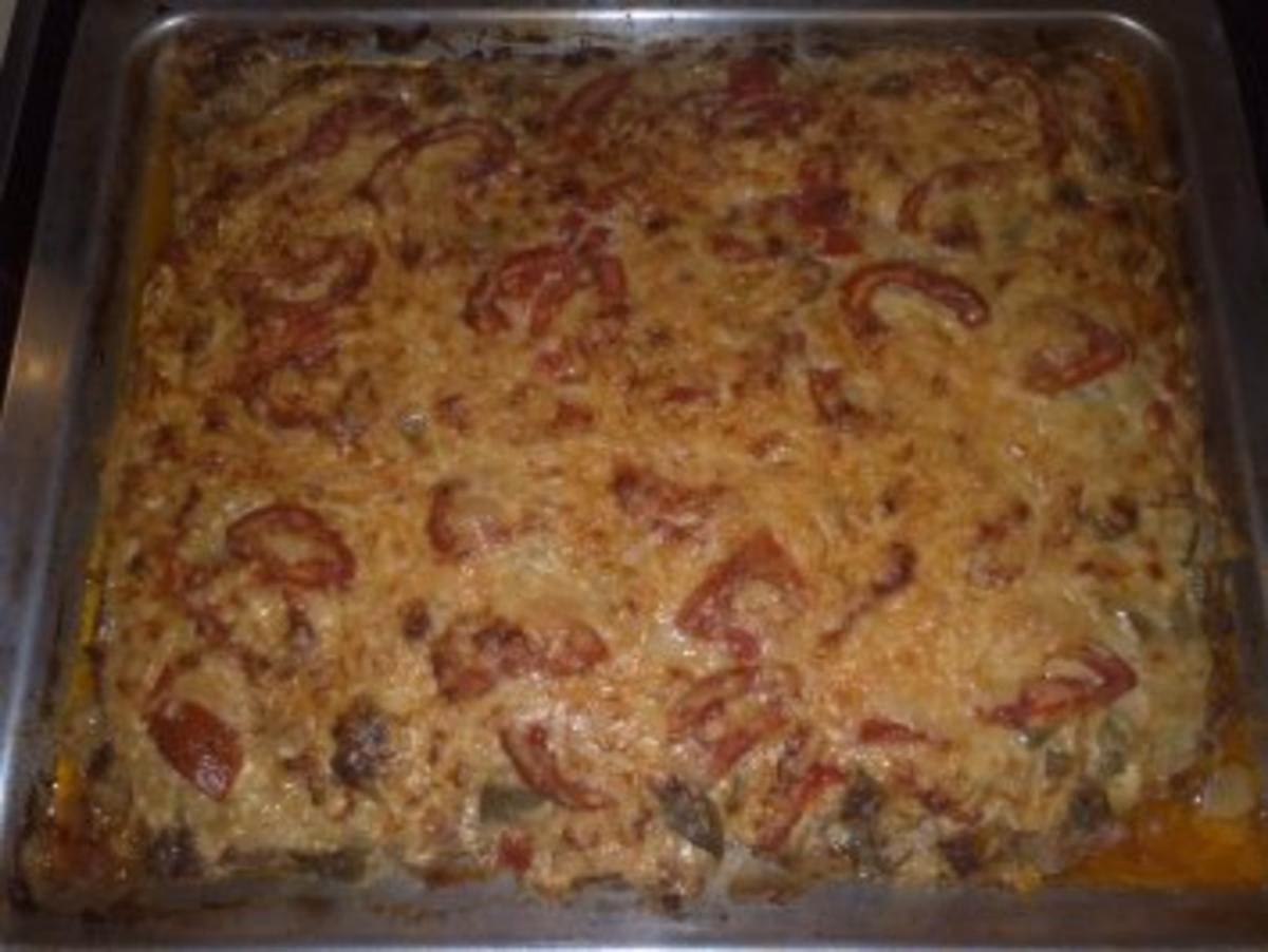 Wie bereite ich Hackfleisch in den Ofen vor?