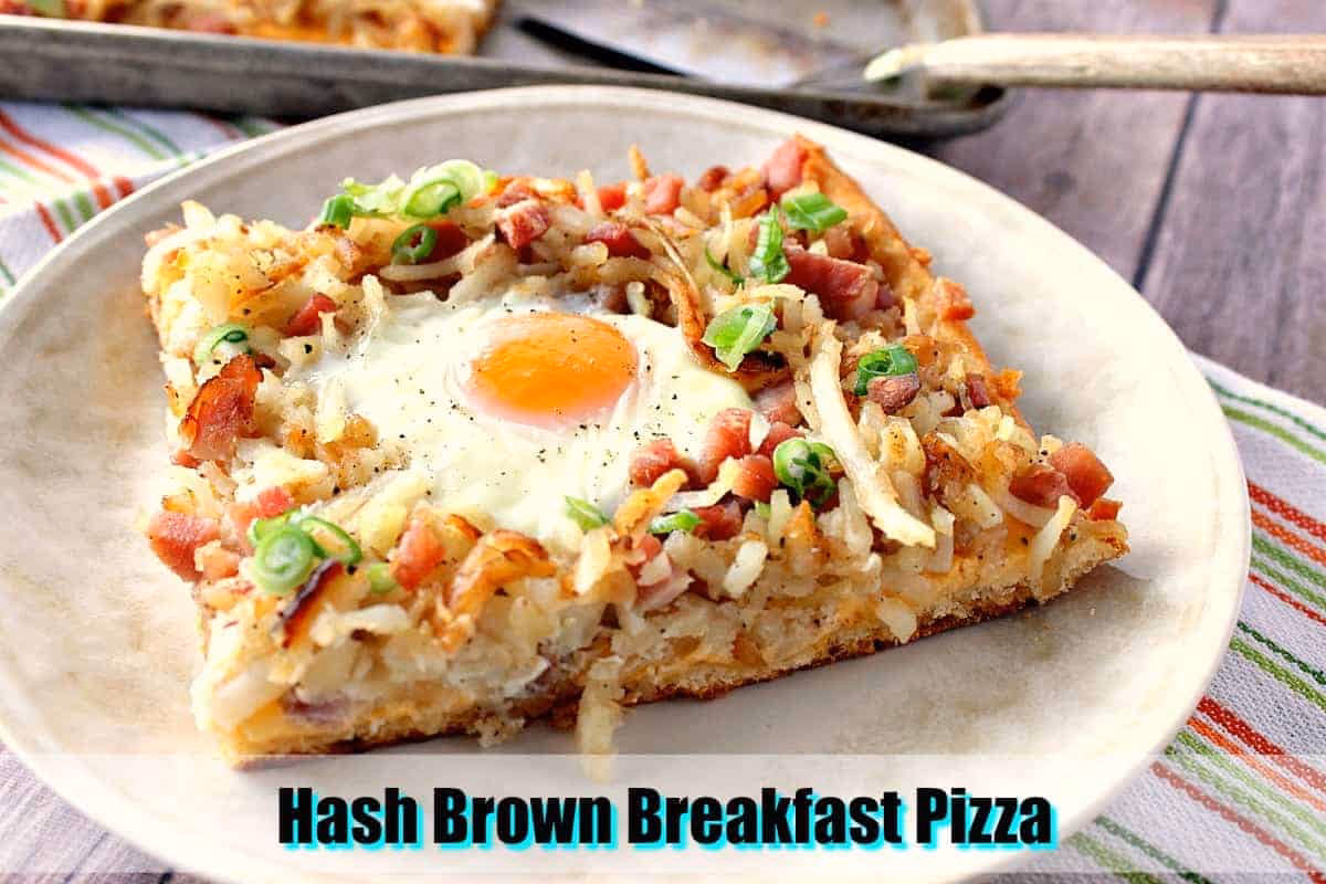 How do you cook a hash brown pizza?