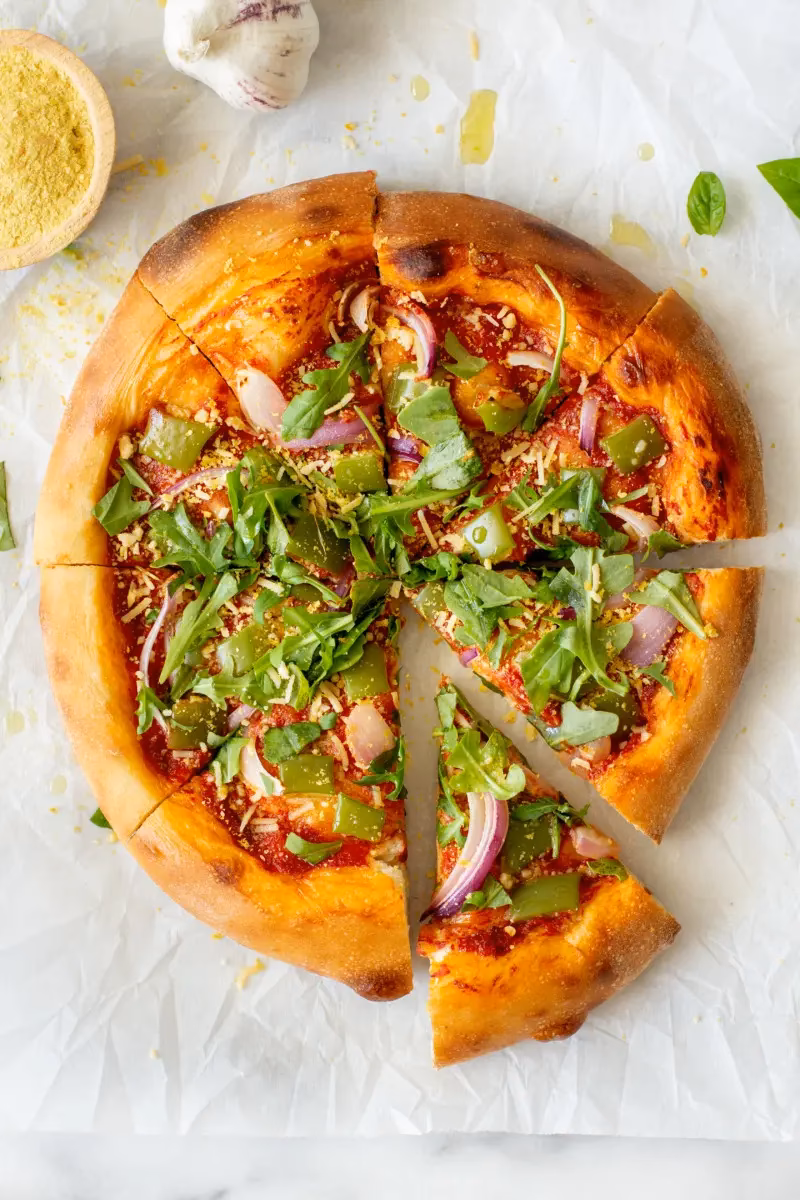 How to make a healthy pizza crust?