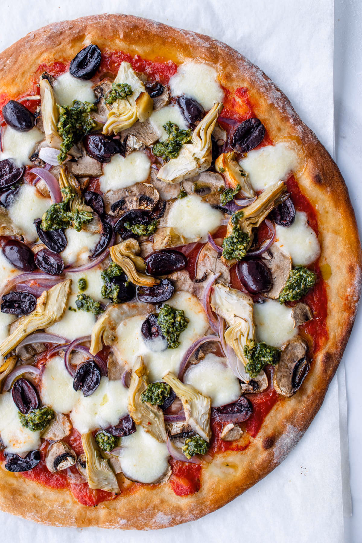 How do you make a high protein pizza crust?