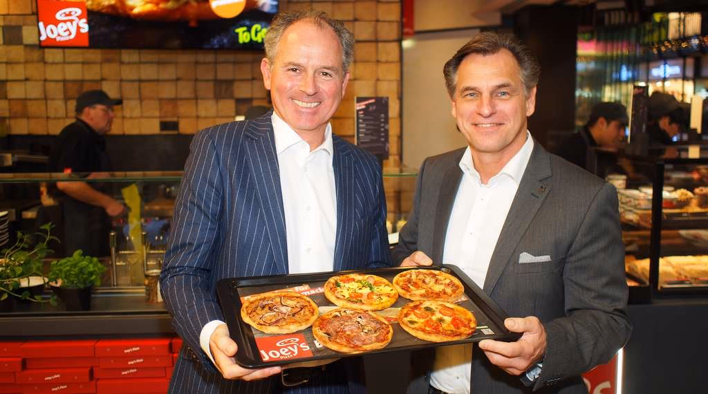 Wie viele Gerichte gibt es in Joey's Pizza?