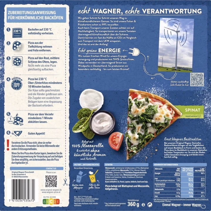 Wie viele Kalorien hat eine Pizza?