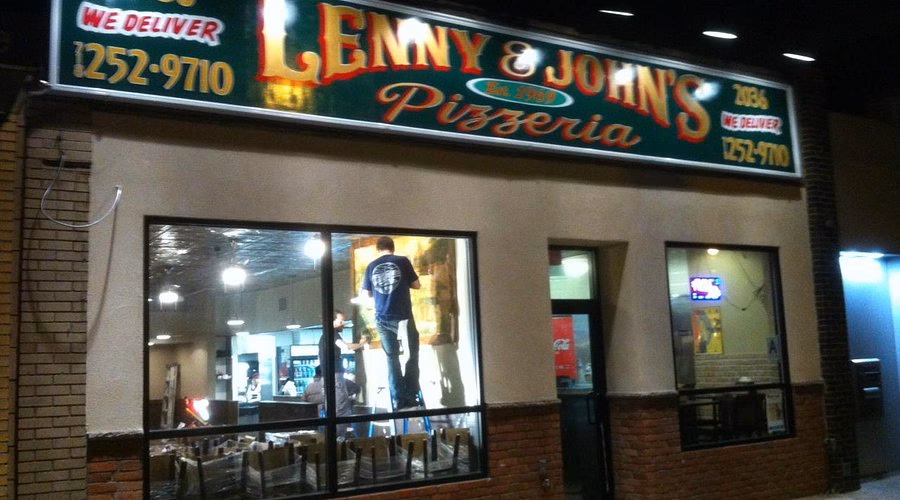What is Lenny and John's pizza?