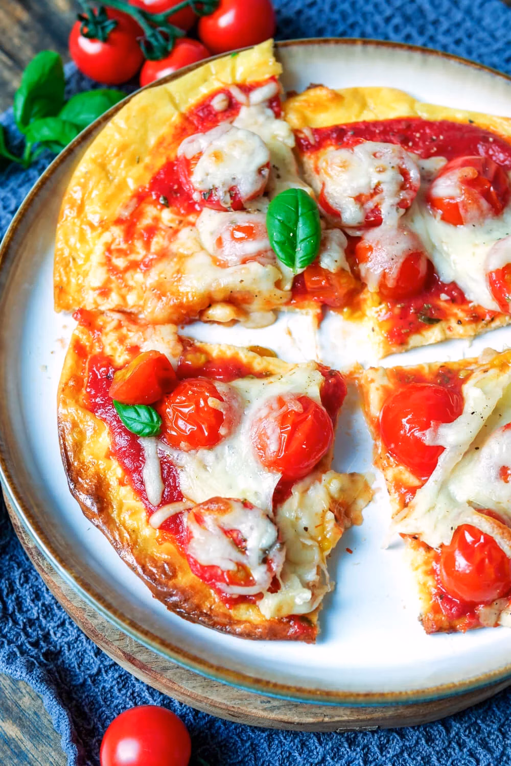 Wie viele Kohlenhydrate hat eine Low Carb Pizza Margherita?