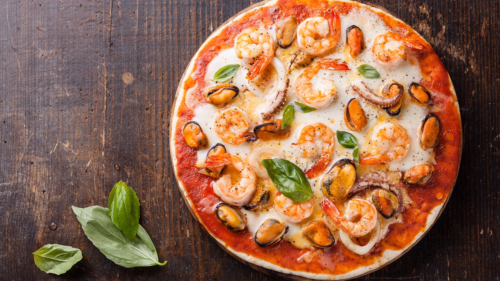 Wie viele Meeresfrüchte Pizza Rezepte gibt es?