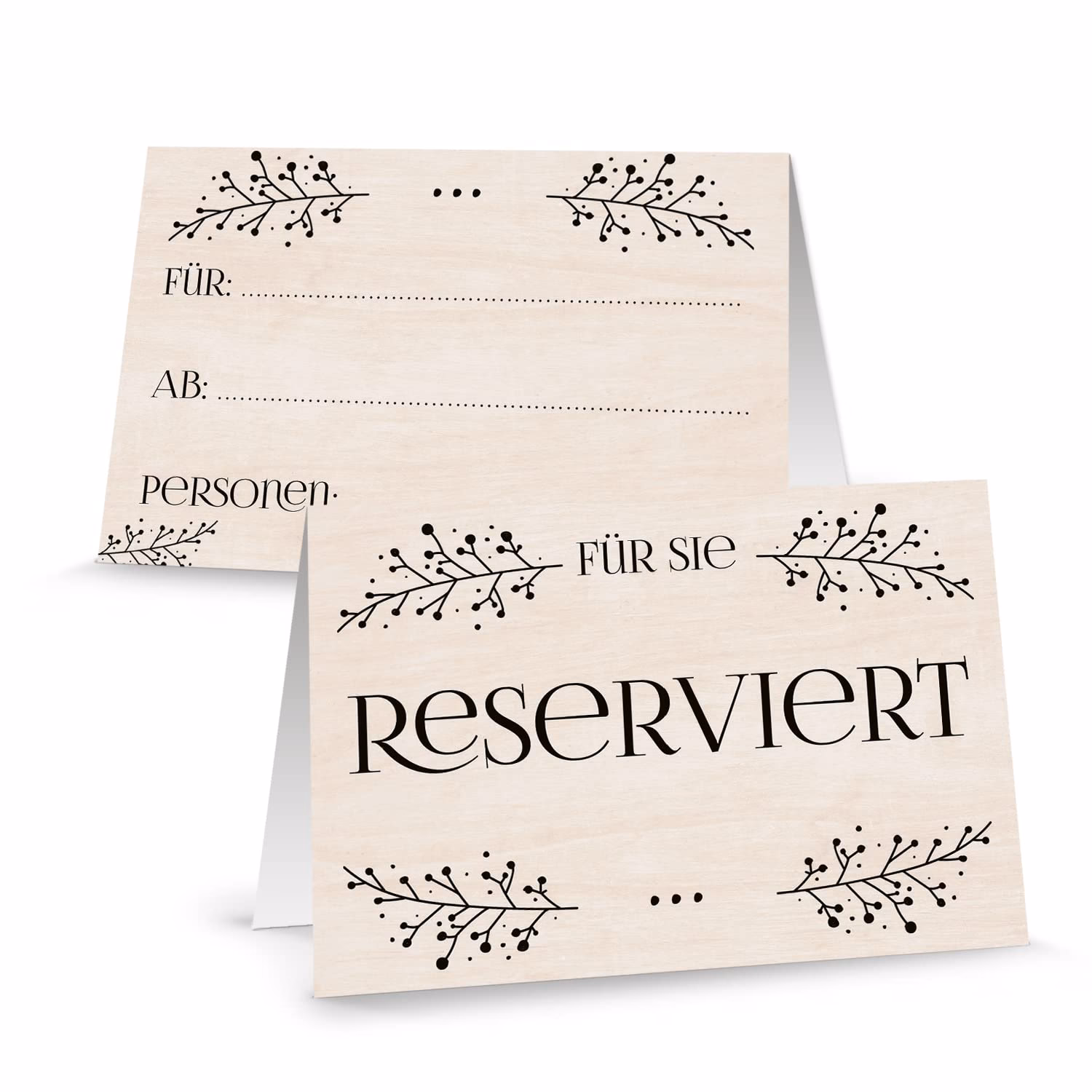 Welche Arten von Namensschildern gibt es?