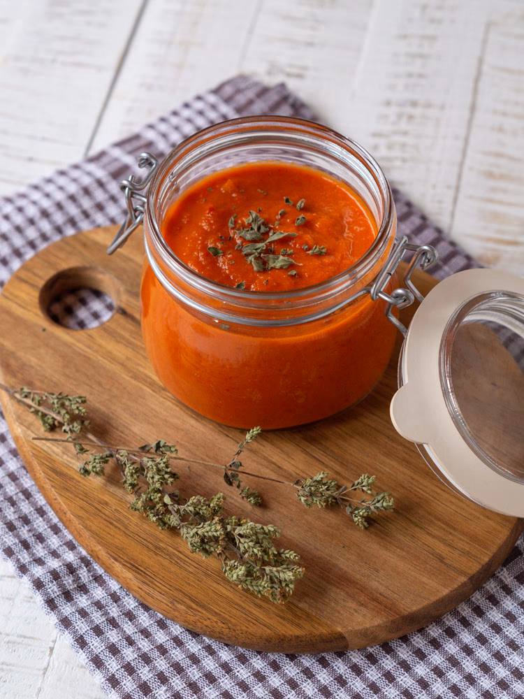 Wie macht man eine schnelle Paprikasoße?