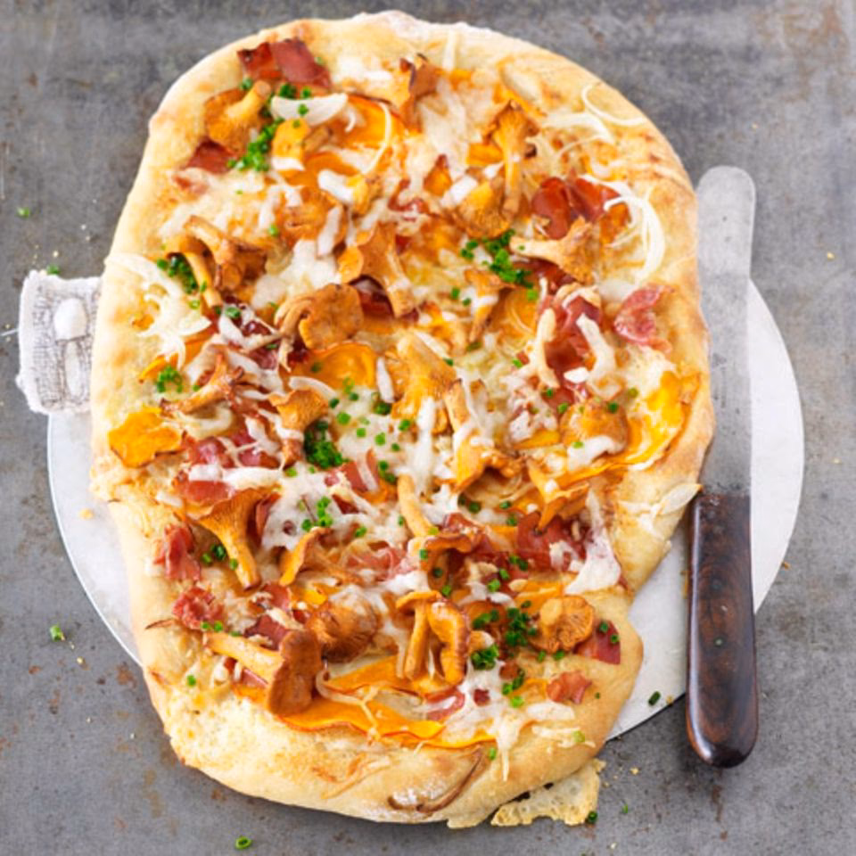 Wie kann ich meine Pizza backen?