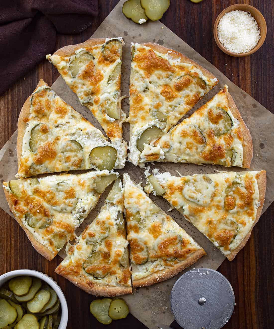 How to make vegan pickle pizza?