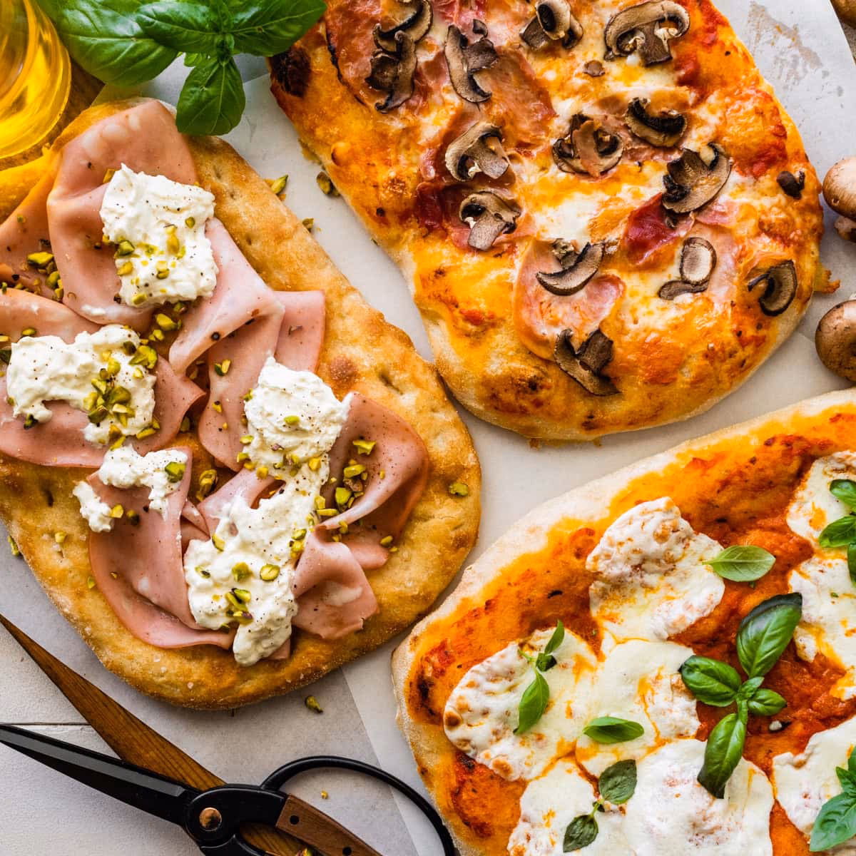 Welche Speisen gibt es in der Pinsa?