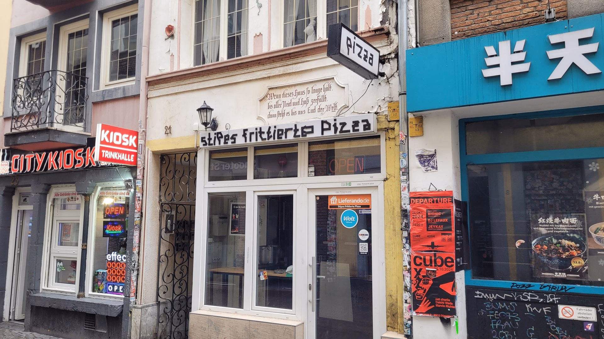 Welche Pizzas gibt es in Düsseldorf?