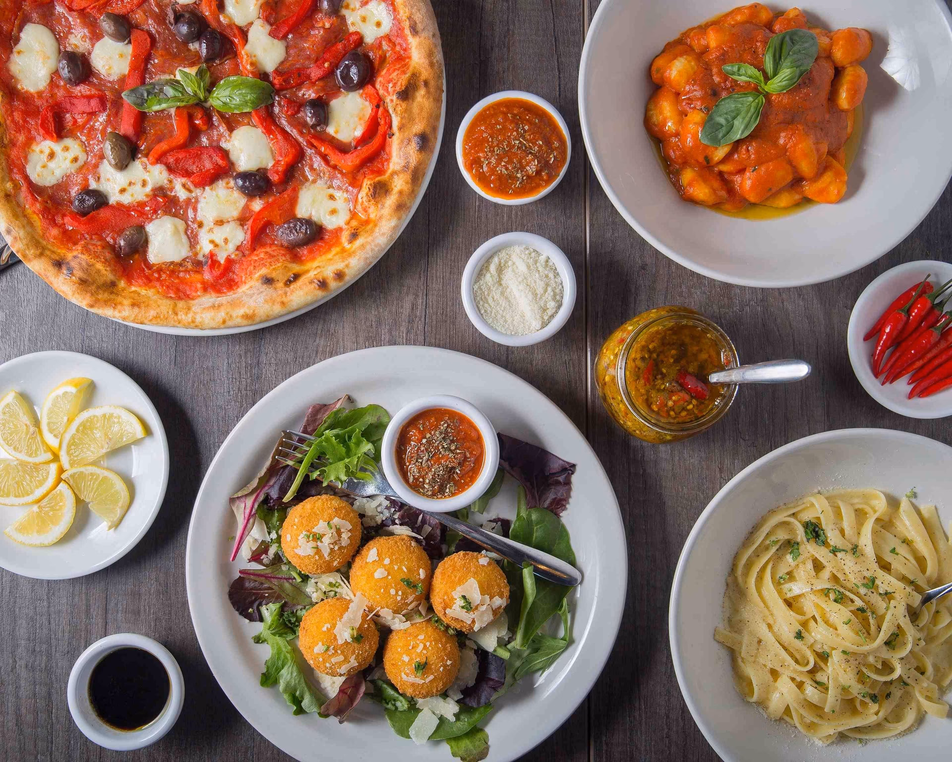 Where can I order pizza-N-pasta?