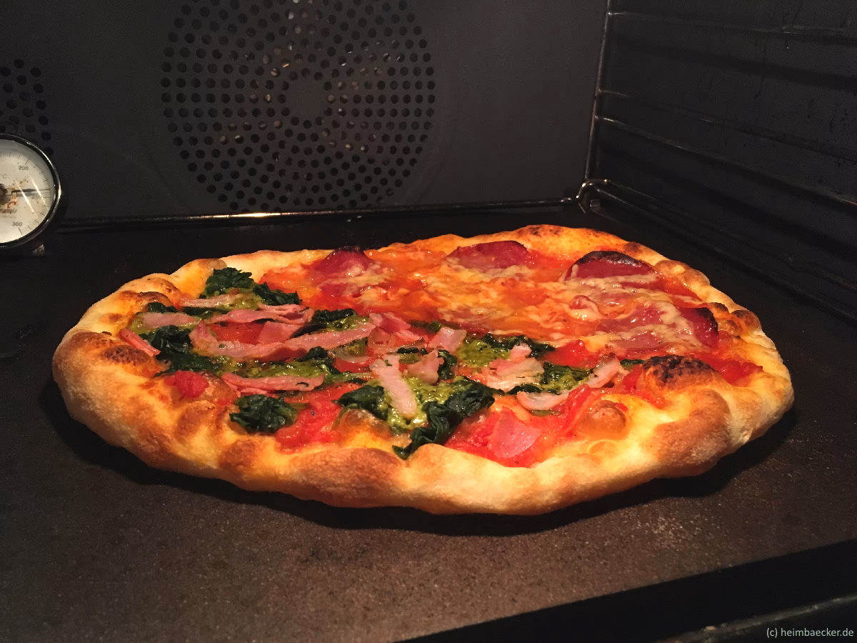 Was muss ich beim Belegen einer Pizza beachten?