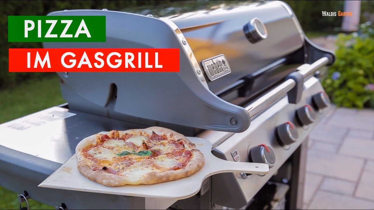 Wie kann ich eine Pizza auf dem Weber Grill Backen?