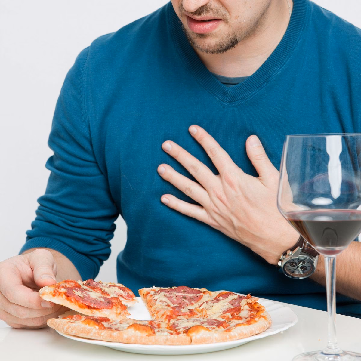 Was tun bei Sodbrennen nach dem Essen?