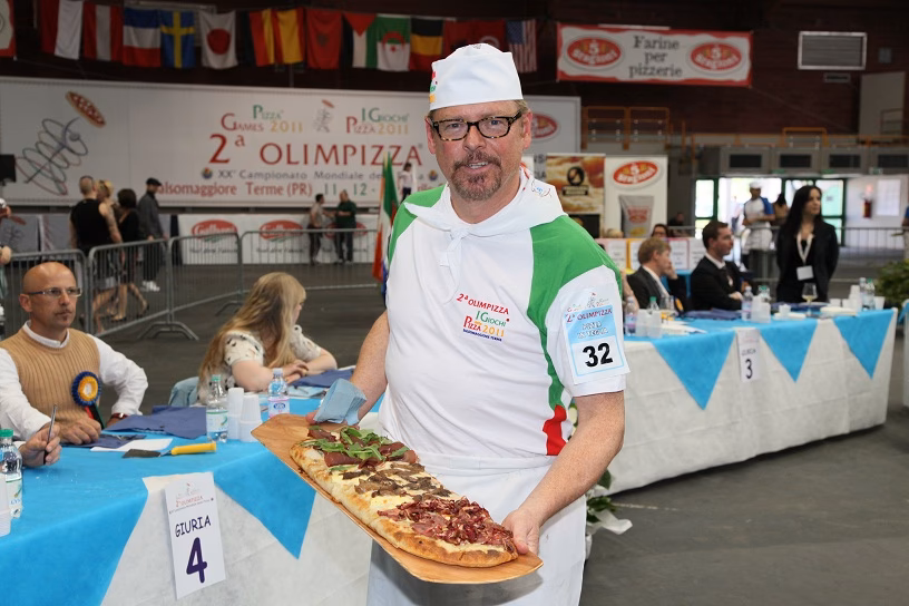 Who won the biggest pizza competition in the world?