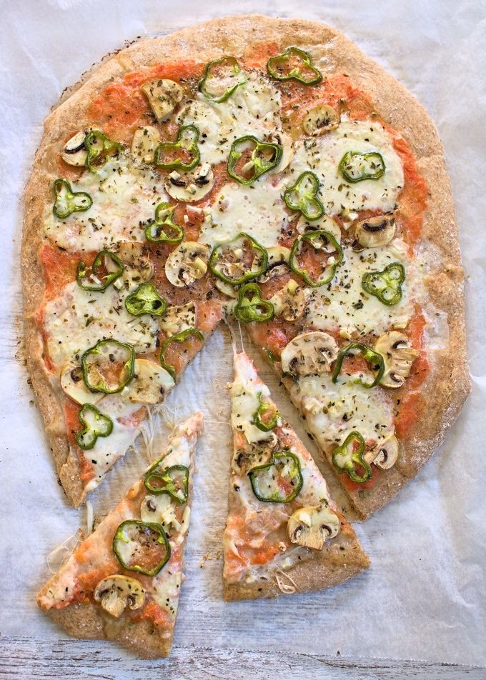 ¿Qué es la pizza con harina integral?