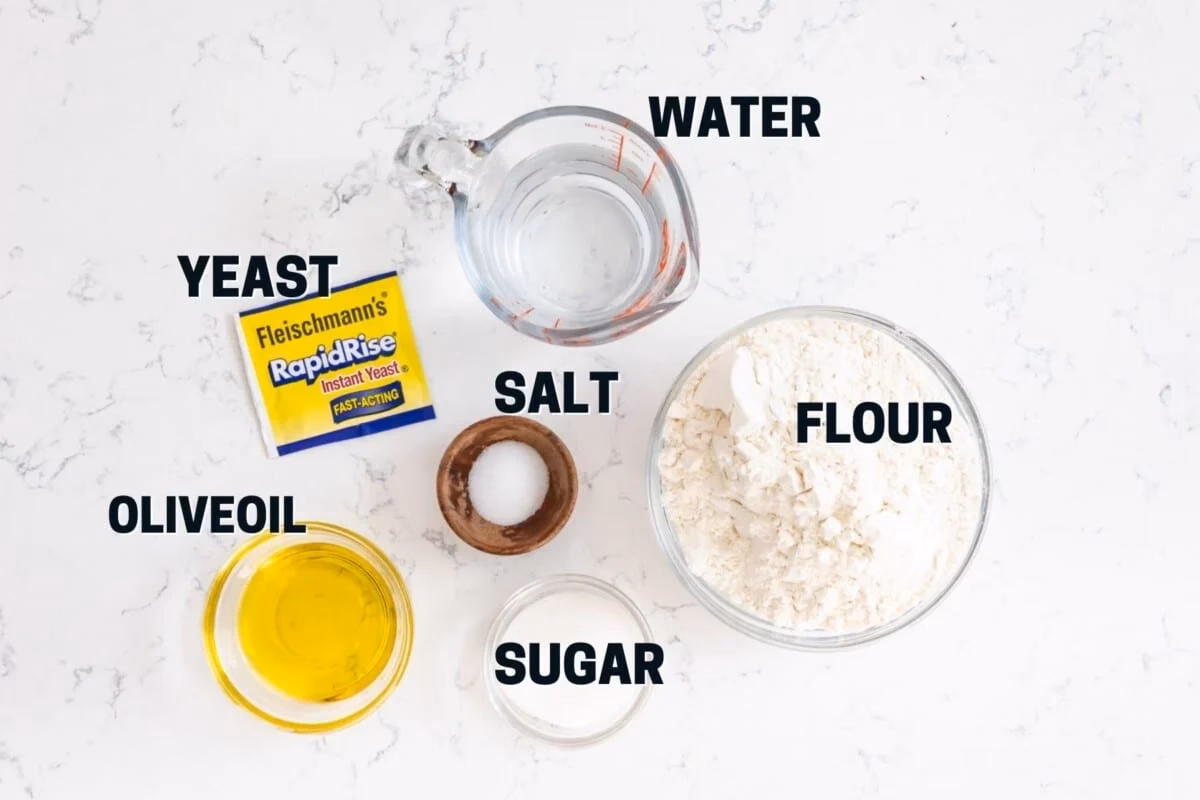 How do you make pizza dough with active dry yeast?