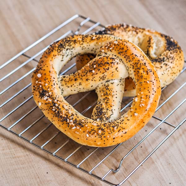 Can you use store-bought pizza dough for pretzels?