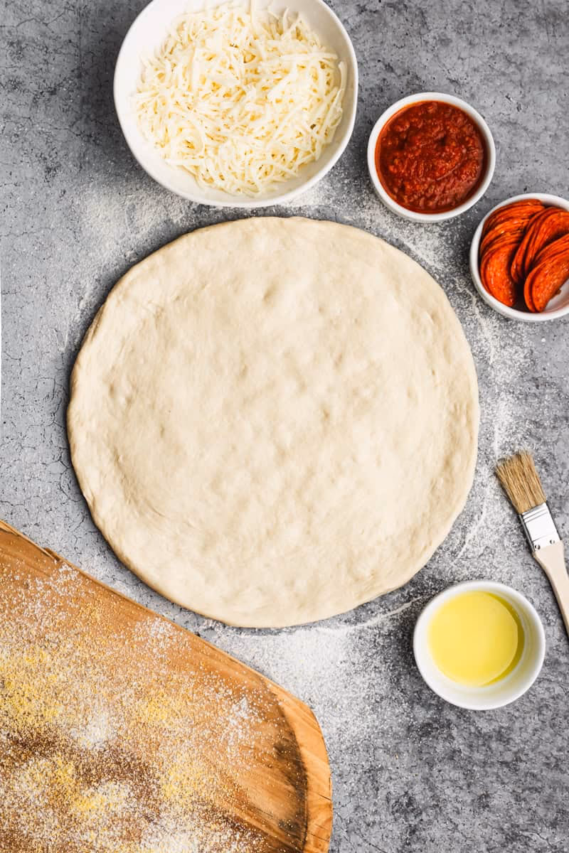 How long does it take to make pizza dough?