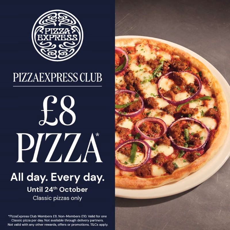 Does PizzaExpress offer a 50% discount?